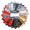 Expressions Batiks 5" Square Pack (Charm Pack / 5" Stacker) in Gray and Golden Arabella by Riley Blake Designs for Riley Blake (5-23526-42)